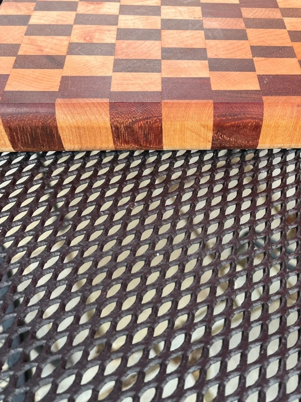 Hand Made End Grain Cutting Boards- made from 100% Reclaimed Hardwood